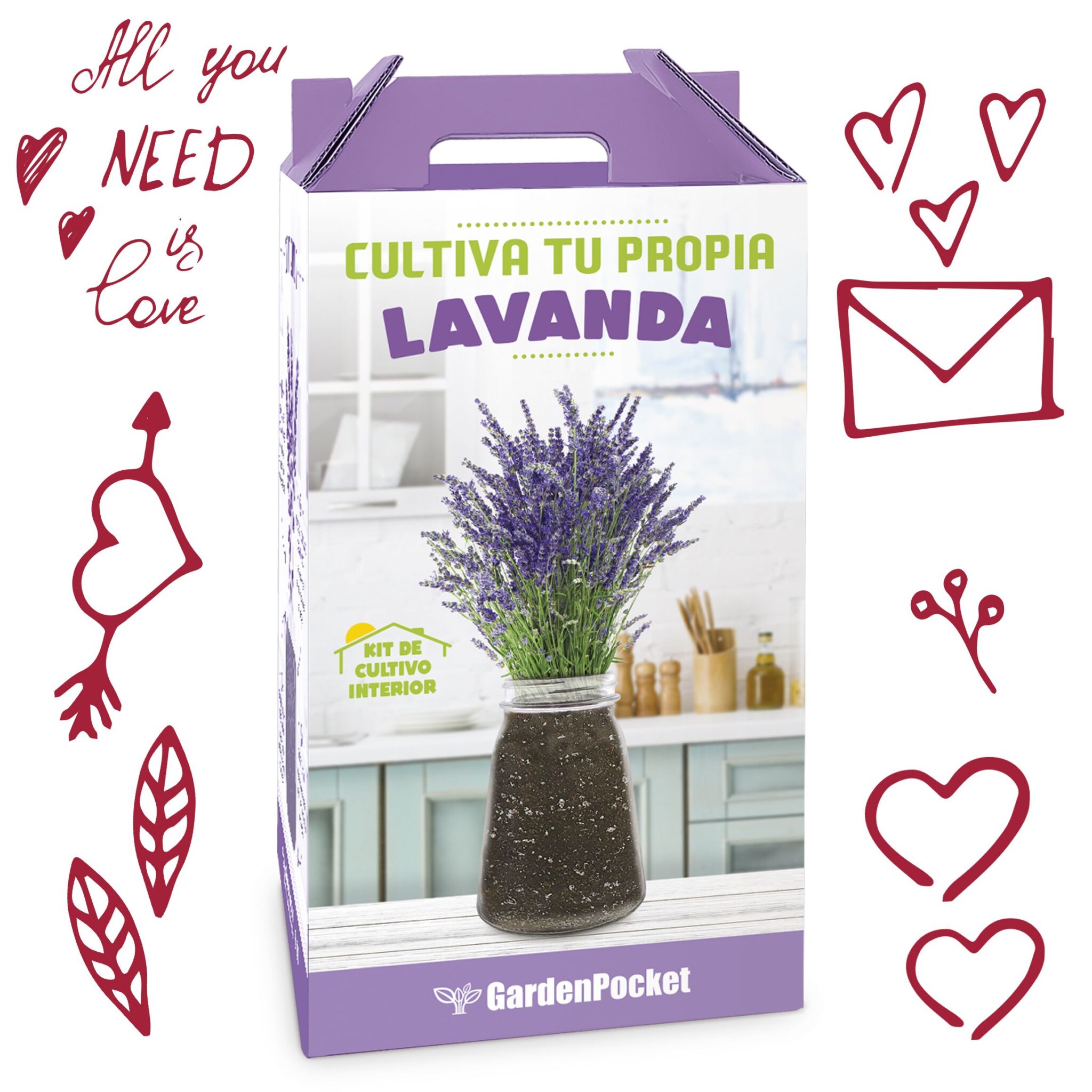 KIT DE CULTIVO LAVANDA ECO | Garden Pocket