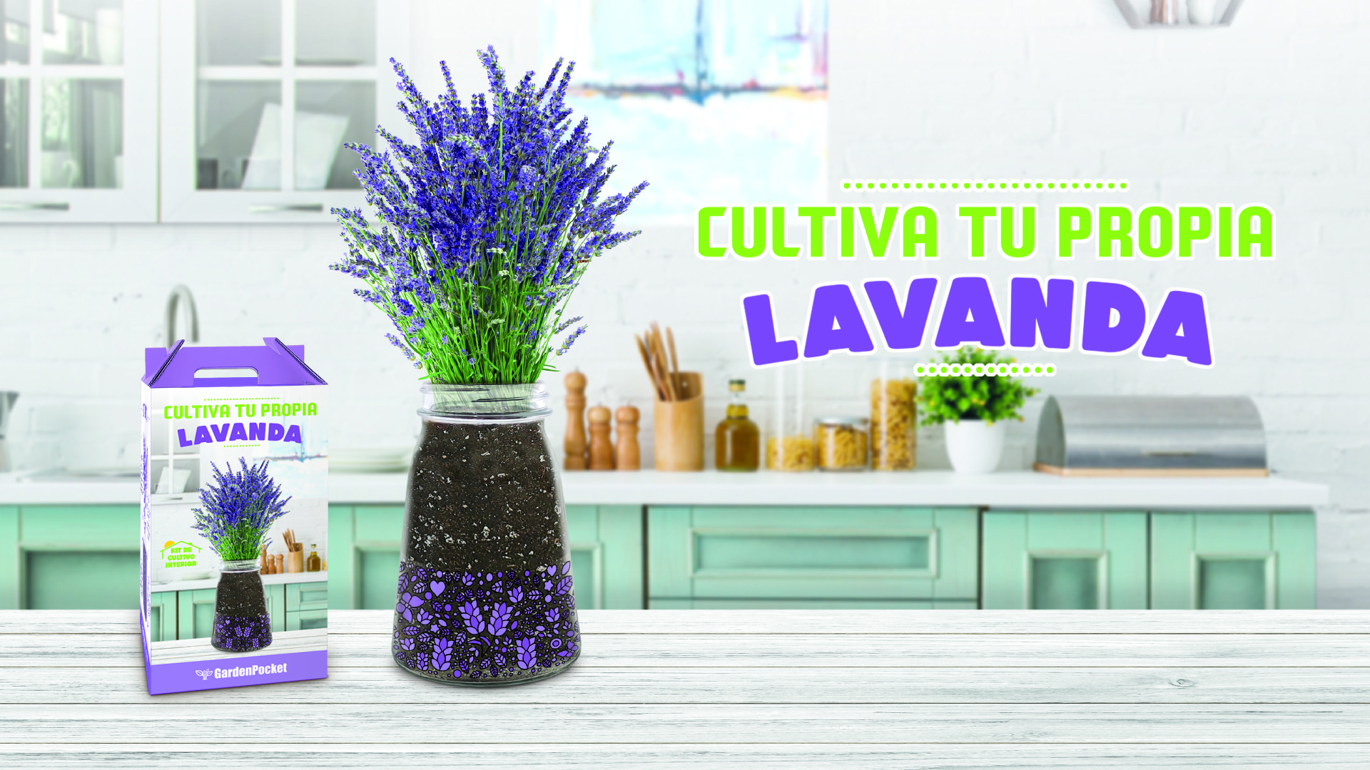 Kit Garden Pocket Lavanda